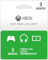 3 Month Xbox Live Membership