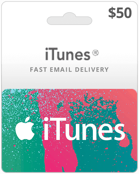 $50 iTunes Gift Card