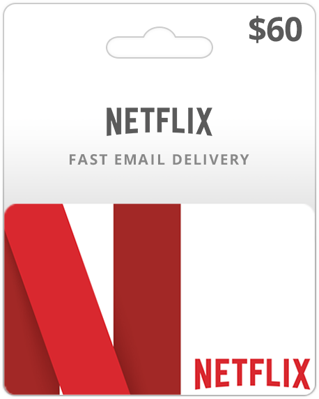 $60 Netflix Card